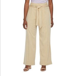 ⭐️Worthington Women’s Pants Wide Leg Sesame Trouser nwt size 6P